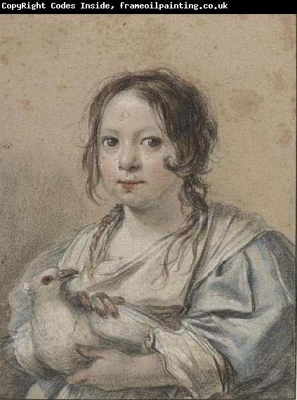 Simon Vouet Portrait of Angelique Vouet